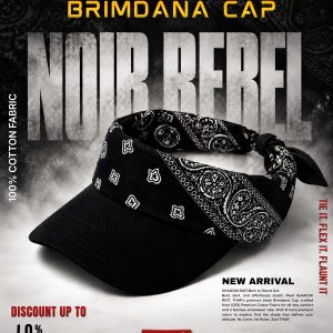 THAR NOIR REBEL Bandana Brim Cap – Premium Cotton