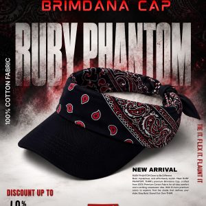THAR RUBY PHANTOM Bandana Brim Cap – Premium Cotton