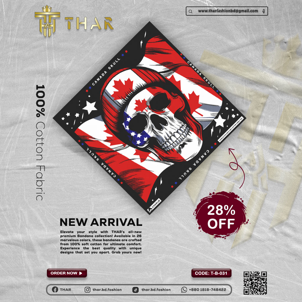 100% Cotton Bandana