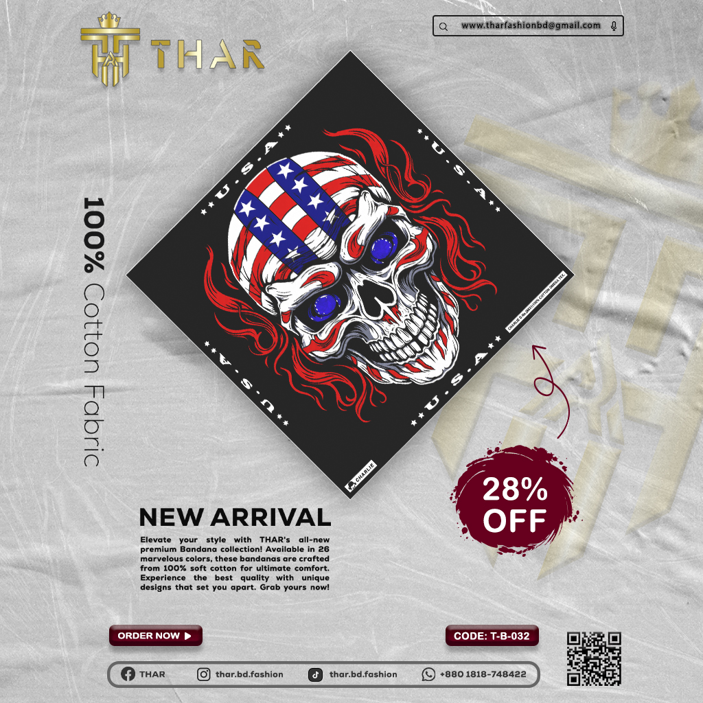 100% Cotton Bandana