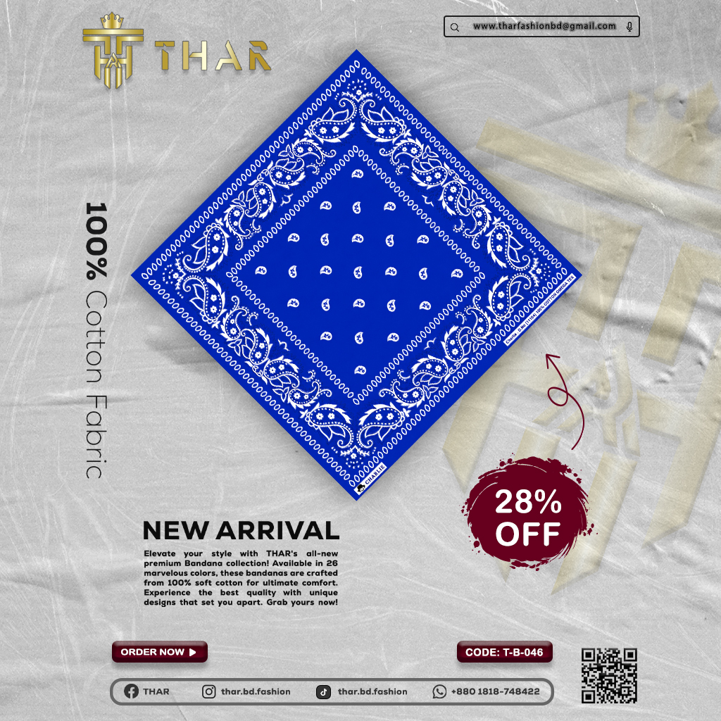 100% Cotton Bandana