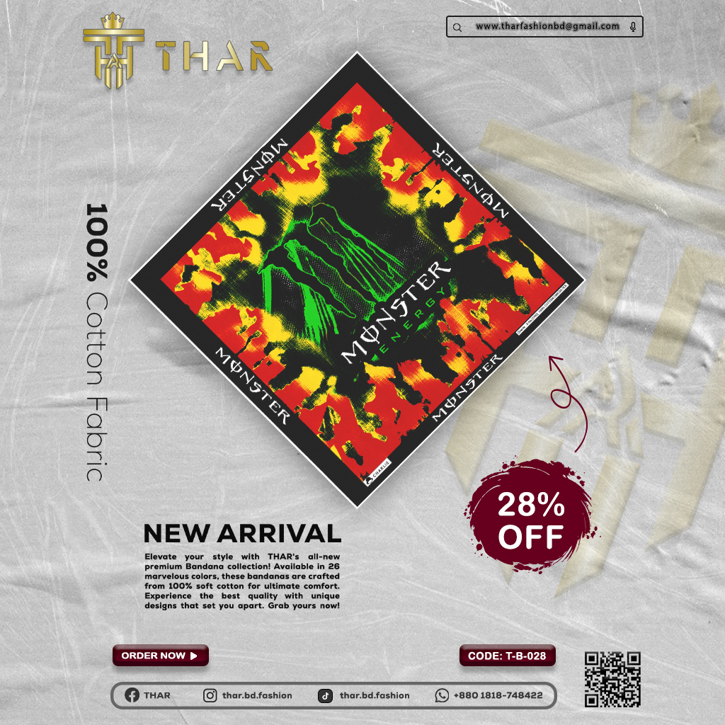 100% Cotton Bandana