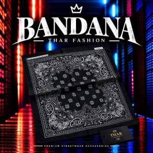 100% Cotton 2-Side Print Bandana – Unisex