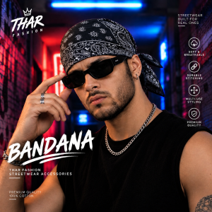 100% Cotton 2-Side Print Bandana – Unisex
