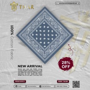 100% Cotton Bandana Male/Female
