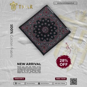 100% Cotton Bandana Male/Famale
