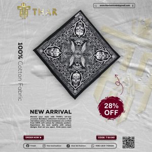 100% Cotton Bandana Male/Fmale