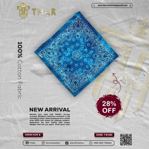 100% Cotton Bandana Male/Female