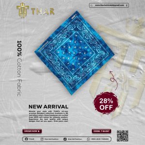 100% Cotton Bandana Male/ Female