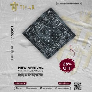100% Cotton Bandana Male/ Female