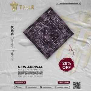 100% Cotton Bandana Male/ Female