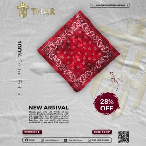 100% Cotton Bandana Male/ Female