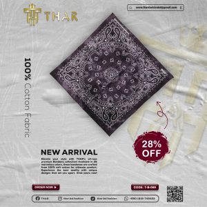 100% Coton Bandanna Male/Fmale