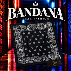 100% Cotton 2-Side Print Bandana – Unisex