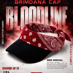 THAR BLOODLINE Bandana Brim Cap – Premium Cotton