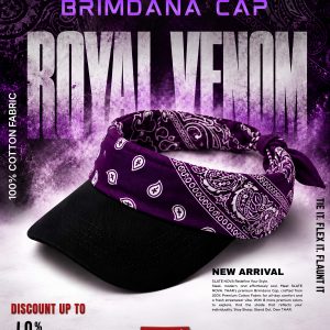THAR ROYAL VENOM Bandana Brim Cap – Premium Cotton