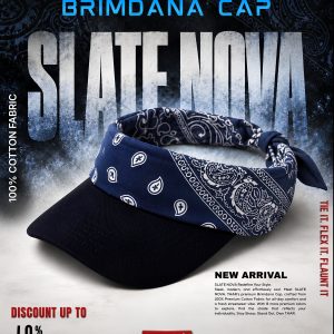 THAR SLATE NOVA Bandana Brim Cap – Premium Cotton